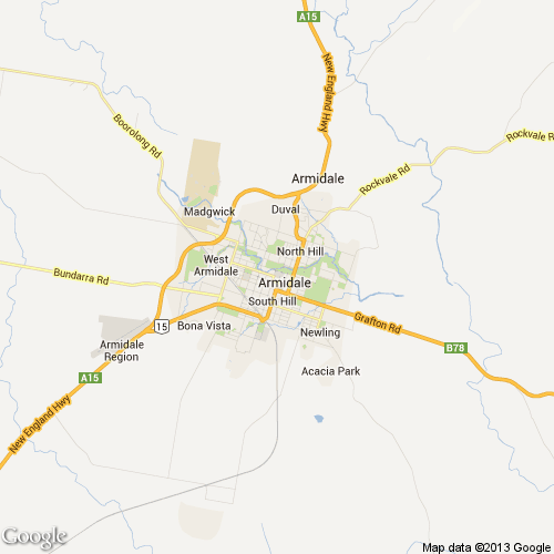 Armidale location