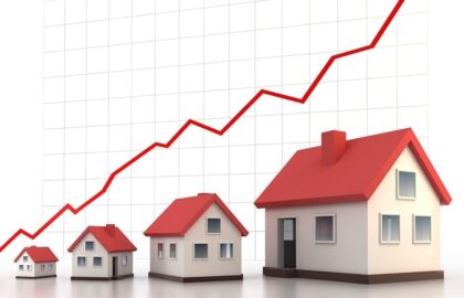 An image depicting an increase on a properties worth.