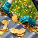 Clean and repair gutters and roofing.