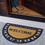 Add a friendly welcome mat.